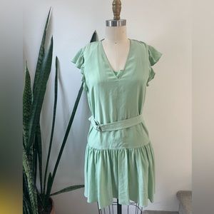 M MISSONI Mini silk dress - light green